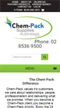 Mobile Screenshot of chem-pack.com.au