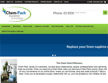 Tablet Screenshot of chem-pack.com.au